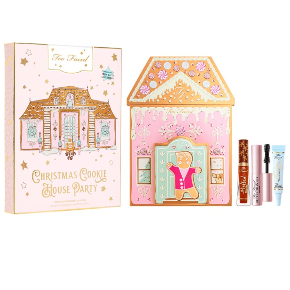 Too Faced Holiday Christmas Cookie House Party - ULTRA RARE!